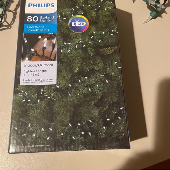 EUC 80 Garland lights cool white indoor/outdoor - Picture 1 of 8